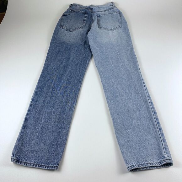 Pacsun Dad Jeans Womens Sz 24 90s Hi Rise Two Tone Denim Pants Button Fly Retro - Picture 5 of 7